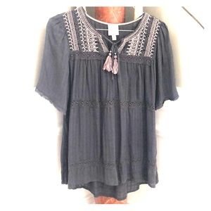 Cute Boho style top